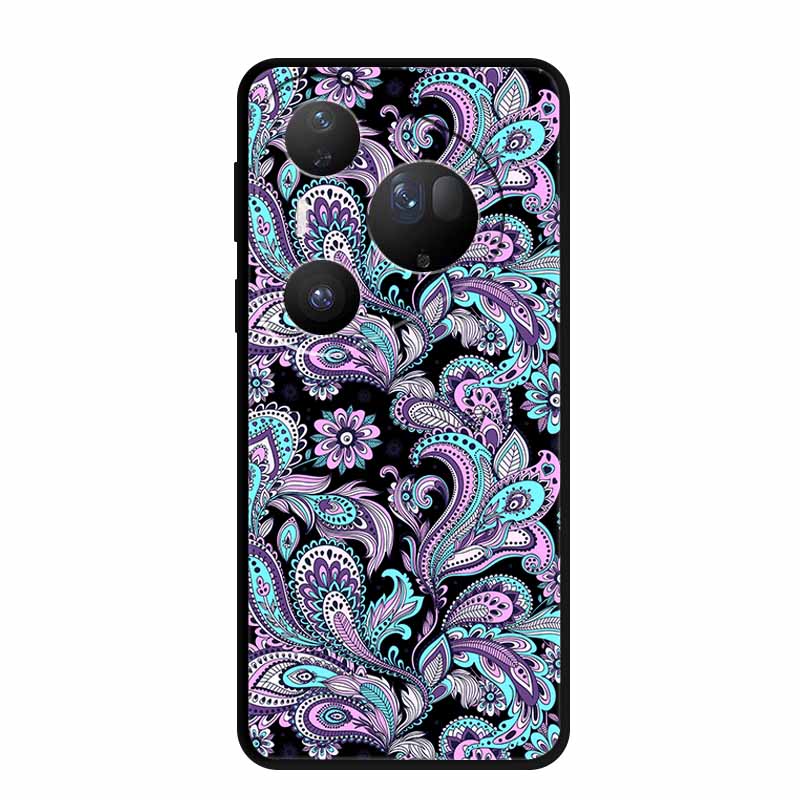 For Huawei Pura 80 Ultra 5G Case Coque Cartoon Cat Painted Black Silicone Soft Back Cover For Huawei Pura 80 Ultra Cases Shells