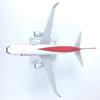 Miniature Planes 16cm Korea T WAY Airways B737 Model Alloy Metal Aviation Airplane With Landing Gear Diecast 1/400 Scale Display