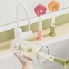 Removable Long-Handled Brush Sponge Head Thermos Cup Brush Portable Flower Cup Brush  Camping
