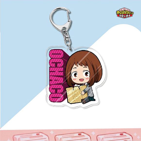 Anime Games My Hero Academia Akrylový přívěsek na klíče Kovový prsten Taška na klíče Dekorace na klíče Doplněk Dárek Anime Dárky Přívěsek