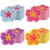 10Pcs Hibiscus Flower Pattern Hibiscus Paper Plates Disposable Dessert Plates  Spring Party Supplies