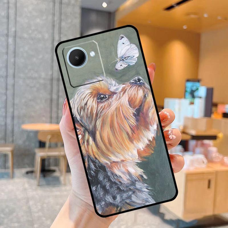 Yorkshire Terrier Dog Case For Realme C55 C33 C31 C35 C30 C11 C15 C25s C21Y GT Neo 5 3T 2T 8 9 10 11 Pro Plus