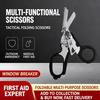 Multifunctional Emergency Rescue Shears With Strap Cutter Glass Breaker Outdoor Survival Emergency Response Tool