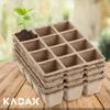 KADAX Doniczki Torfowe Rozsadowe Biodegradowalne Rozsady Sadzonki 10x12szt