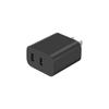 "40W Dual USB-C Fast Charger for Apple Devices 8-16, 30W US Standard Dual Port Fast Charging"