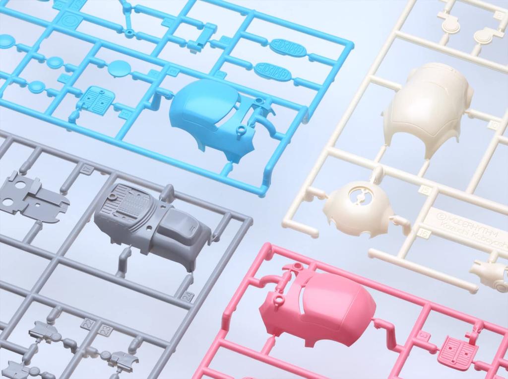Hasegawa MechatroWego Warm Cool Shinonome Laboratory of with bonus scale plastic 64796 & ver. (Set 2) sticker, 1/35 model,