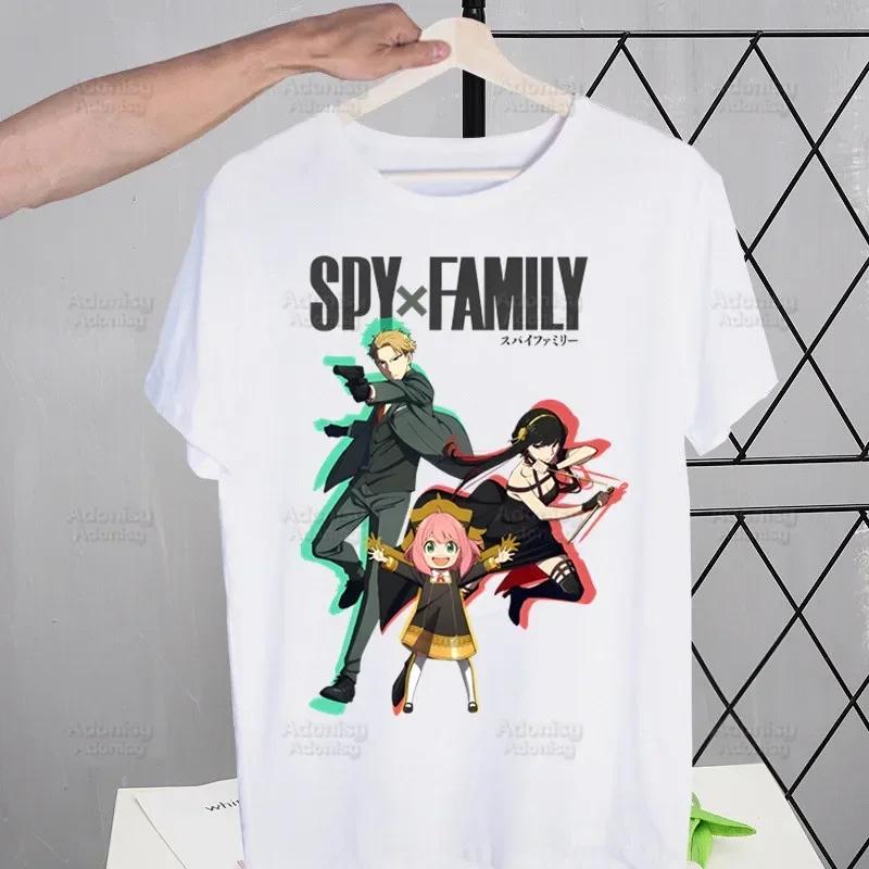 Spy X Family Anime Kawaii Anya Forger SPYFAMILY Men's Tshirt Cute Shirt Mens Fashion T-Shirt For Men Casual Tops Short Sleeve