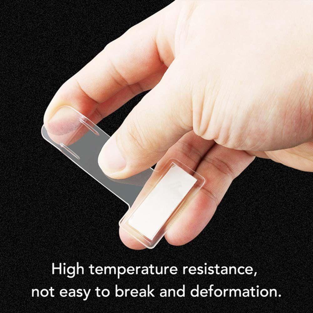 folder T shape Parking Ticket Holder Invoice Tickets Holder Transparent Card Clips Permit Clip