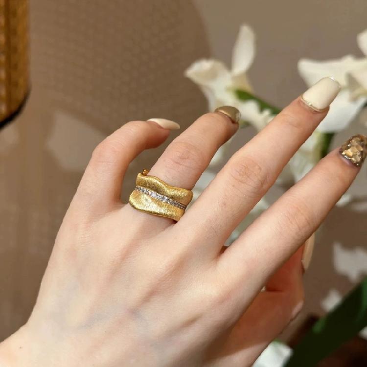 Prsteny inspirované vintage moderní slitinová konstrukce přenosné pohodlné designy přechod ze dne na noc