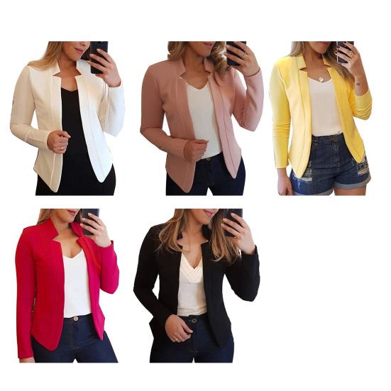 Jacket Suit Plus Size All-match Polyester Business Jacket Suit for Office