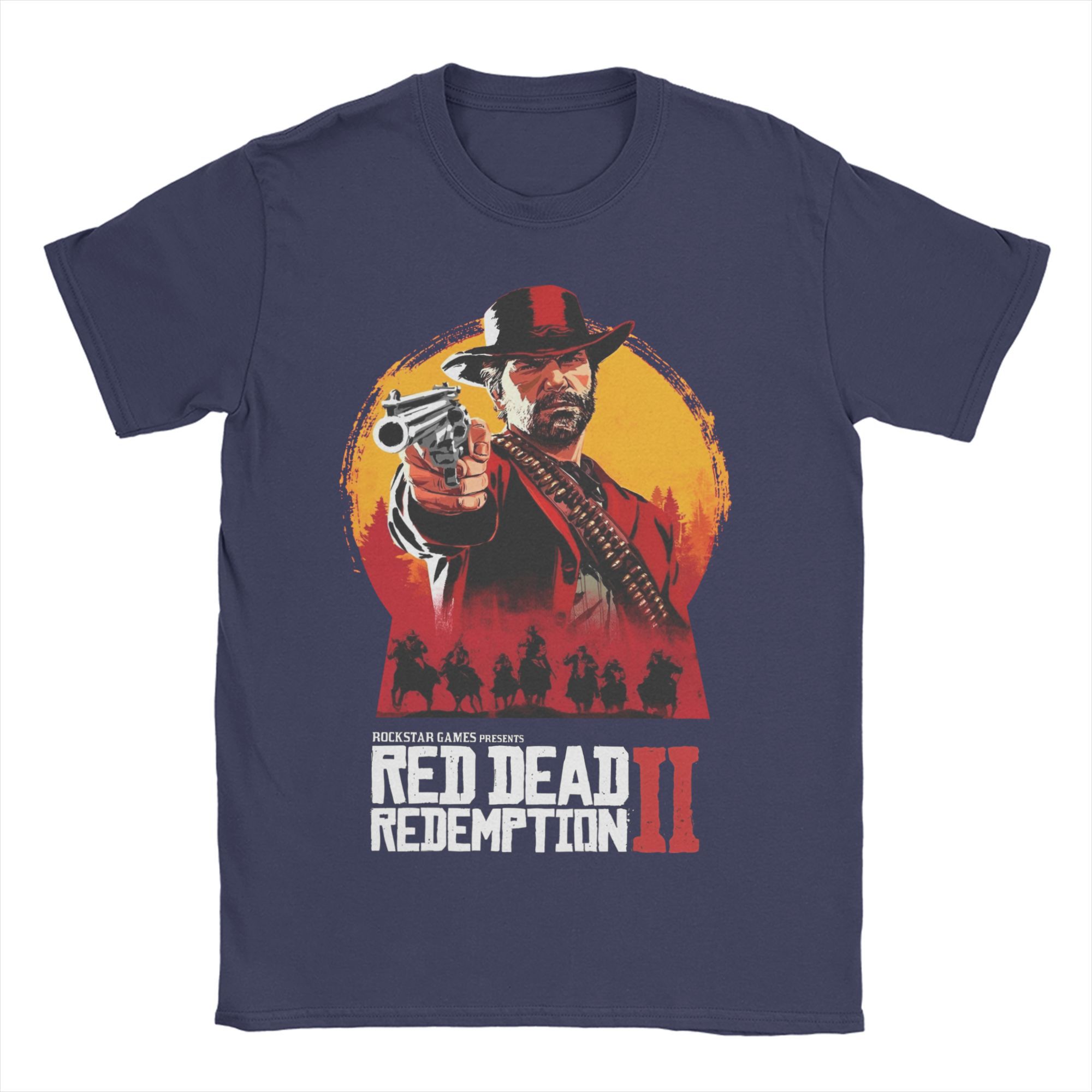 

Retro Red Dead Redemption 2 Graphic Tshirt for Men and Women Casual and Loose 2026 Fashion Pure Cotton 100 Printed Tshirt 4XL