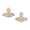 Sphere Pattern Brass Earrings Women Earrings Gold 6201035U-02R808