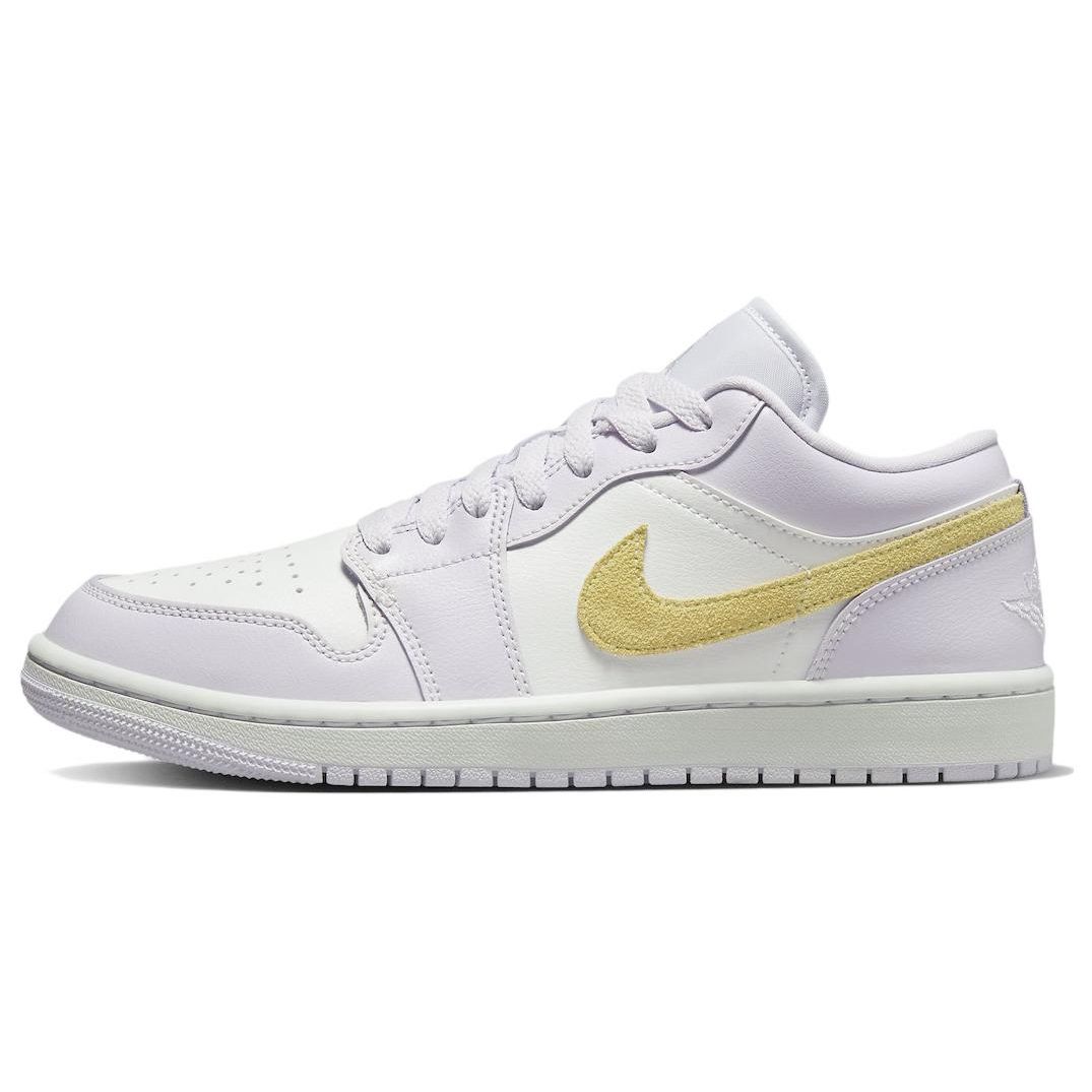 

Air Jordan 1 Low Barely Grape Женские кроссовки Фиолетовый Белый Лимонный DC0774-501 42.5