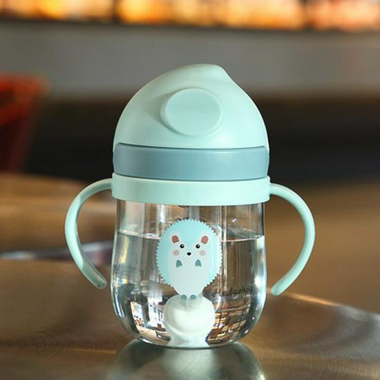 

Летняя детская поилка с ручкой, сертифицированная CPC - Обучающая чашка для младенцев от 2 лет синий