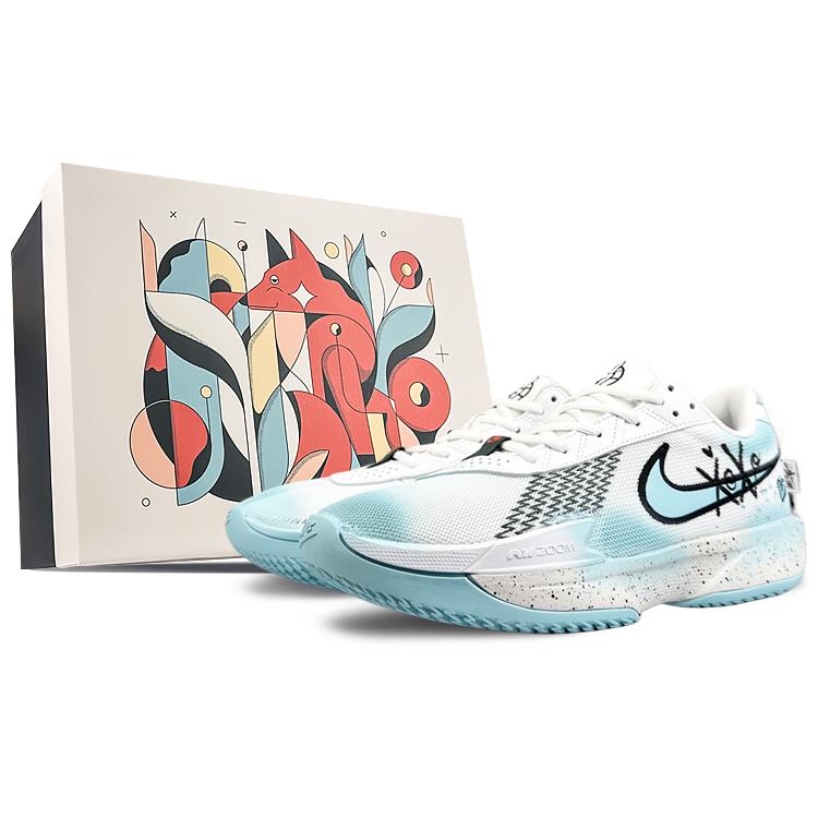 Nike Air Zoom G.T. Cut Academy Cushioning Slip Resistant Cushioning Slip Resistant Low top Basketball Shoes Unisex HF5705-130(Team40-S-BOX)