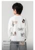 Beiteng Kids' Cute Autumn Cartoon Cotton Long Sleeve T-Shirt (Korean Style)