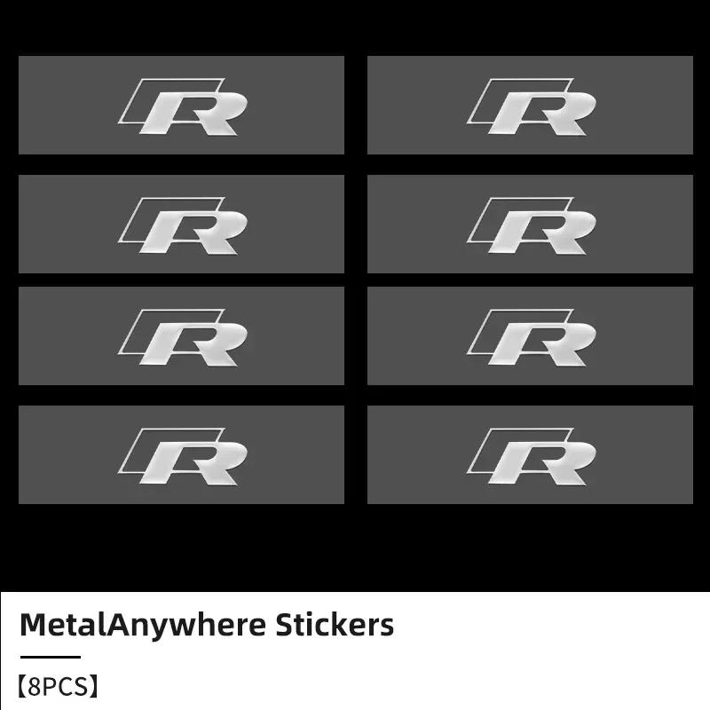 Metalowe Emblematy Samochodowe 3D Litery Dekoracyjne Naklejki Odznaka Naklejka Dla Volkswagen VW Tiguan CC Jetta Polo Golf Passat Scirocco Touareg