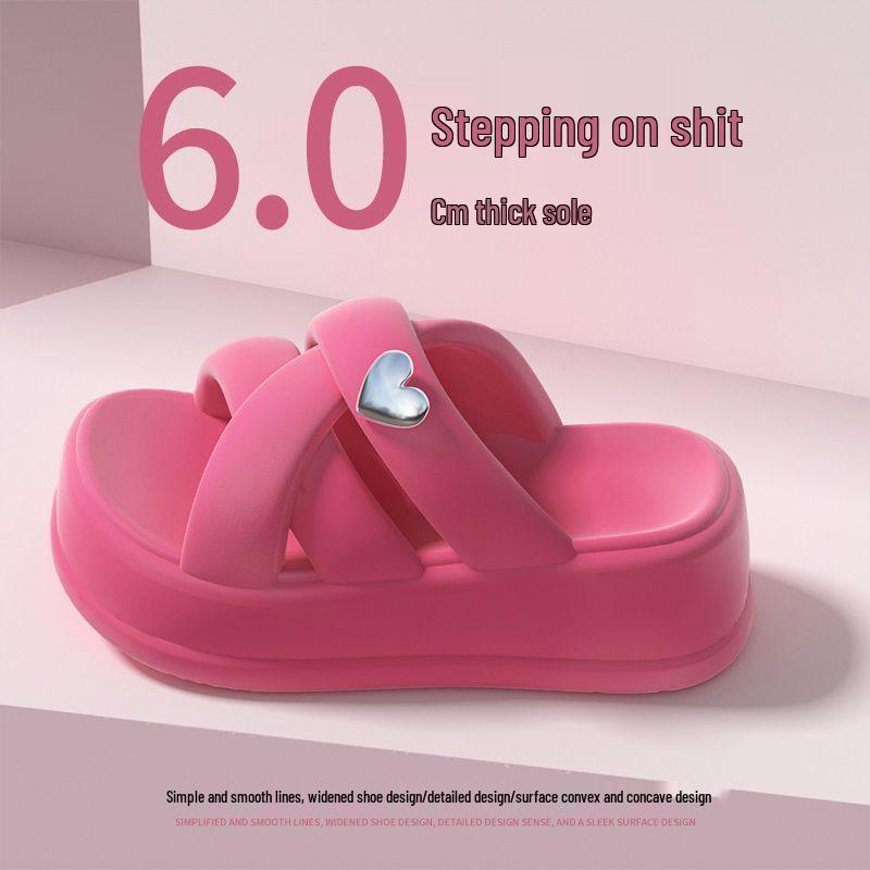Neue Damen Sommer 2025 Pantoletten mit dicker Sohle - Lässig mit einem Riemen und 'Step on Bliss' Gefühl für Outdoor-Strandbekleidung