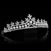 Damen Diademe Glänzend Exquisite Handwerkskunst Legierung Kunstperlen Blätter Strass Krone Haar Accessoires