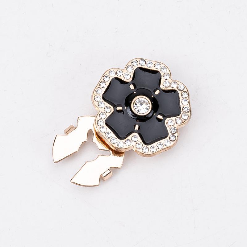 Botões de Punho e Botões de Colarinho Decorativos com Strass Coloridos