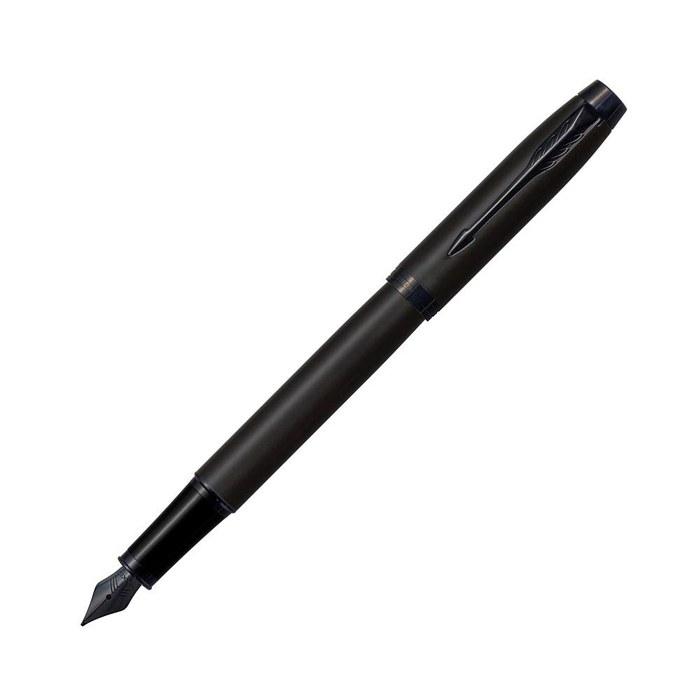 PARKER IM Acromatic Collection Fountain Pen, Matte Black, BT 21 27900, Fine Nib