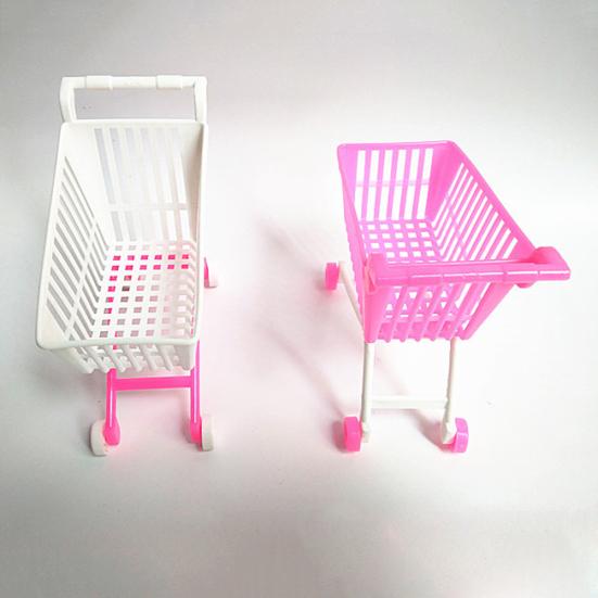 Shopping Cart for Dolls Classic Toys Trolleys Kids Girls Boys Birthday Gift