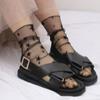 Sexy Women Lace Socks Sweet Fishnet Socks Fashion Transparent Thin Socks  Ladies