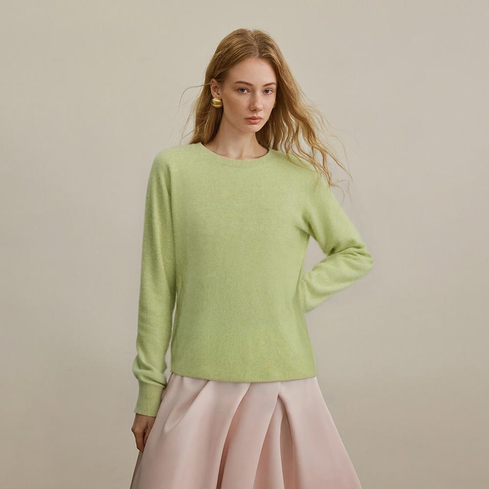 Waiwaiaiem Yy_Loose Casual Brushed Knit Top_4Color