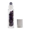 Essential Oil Roller Bottle Amethyst Silver Cap