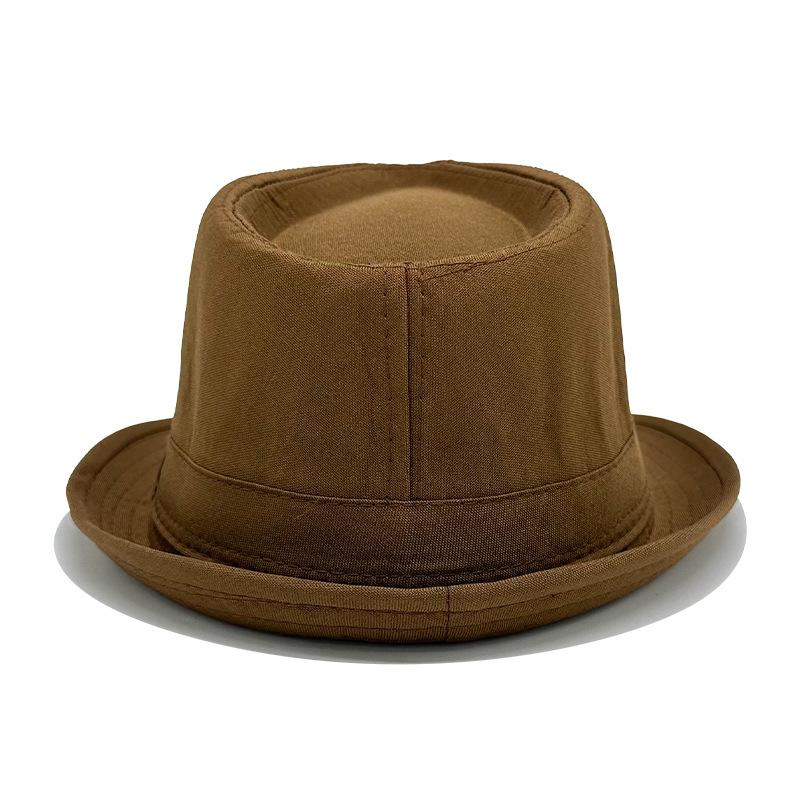 Panama Einfarbiger Topper Jazzhut Sonnenhut Herren Damen Paar Paar Britischer Sonnenhut