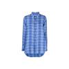 Polo SS23 Geruit Color Block Shirt met Lange Mouwen Dames shirts Blauw 211892369-002