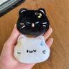 Cartoon Animal Head Kitten Plush Doll Brooch - DIY Clothing and Packaging Decoration