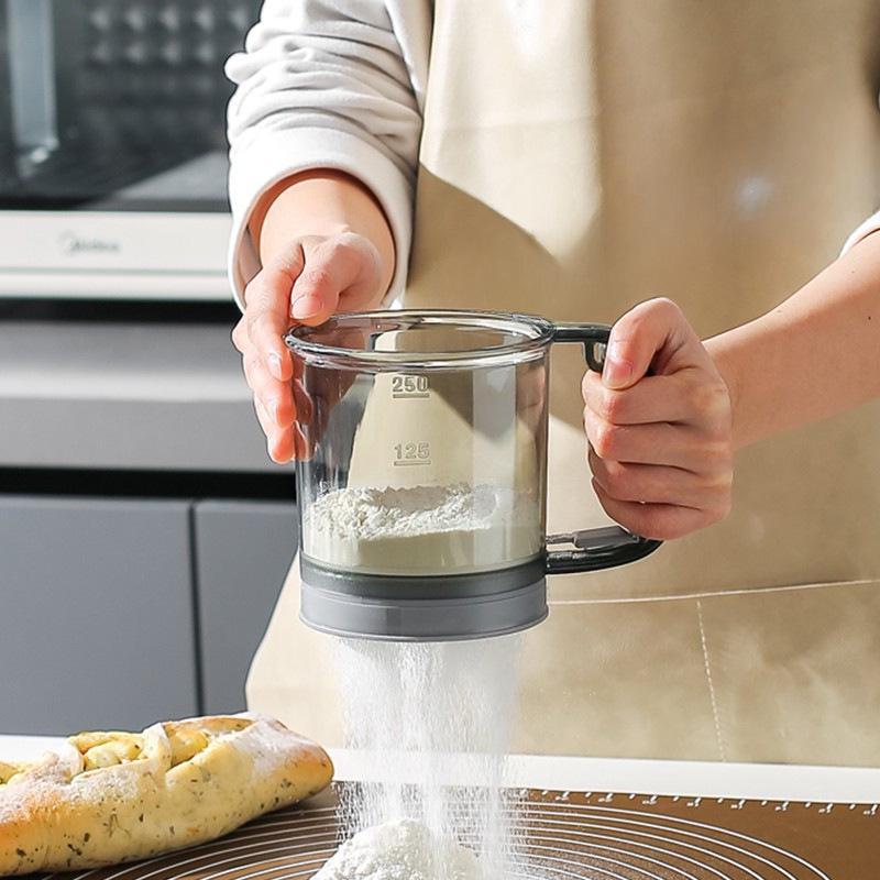 Handheld Flour Sieve: Baking Special Filter Cup for Ultra-Fine Flour Filtering In Home Kitchen