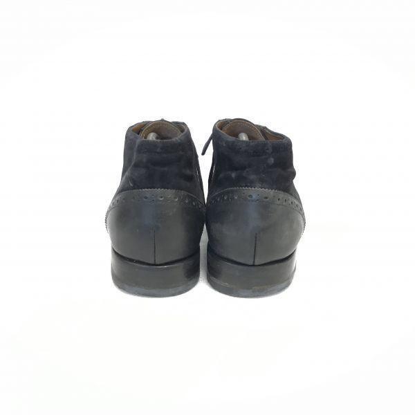 Van Bommel/Leather Chukka Boots/28.5cm/Black/Suede Finish/Goodyear Welt(USED)