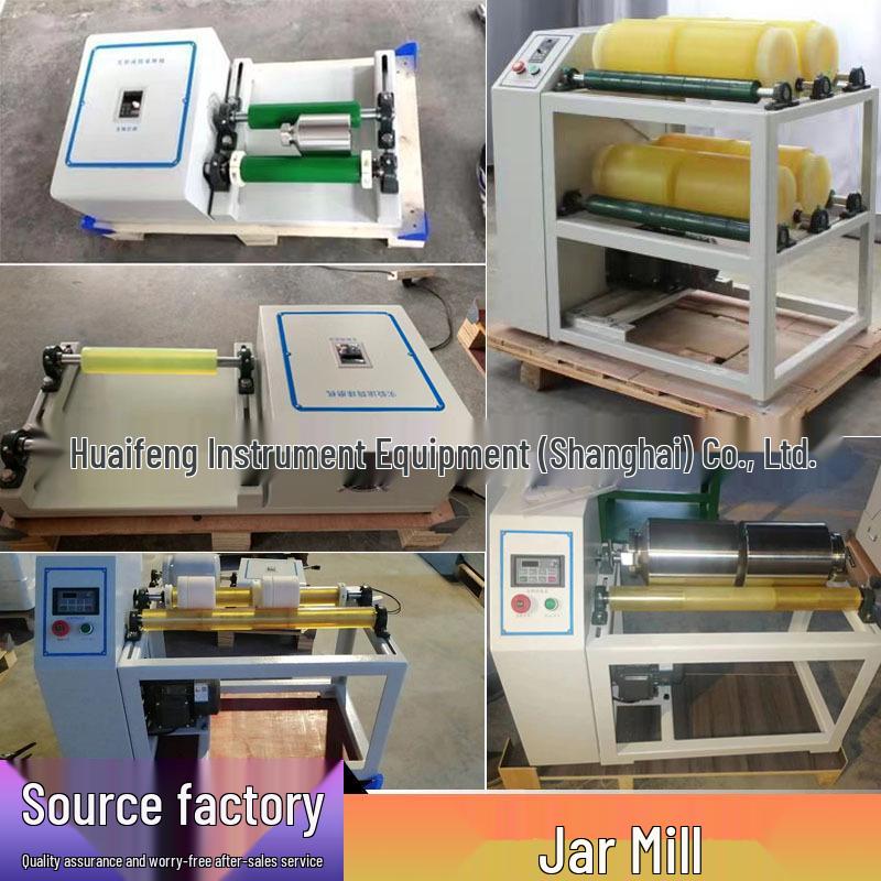 Intelligent Horizontal Roller Ball Mill Grinder for Small Experimental Jar Milling