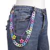 No Brand Waist Chain With Colorful Acrylic Star Pendant For Youths And Adults