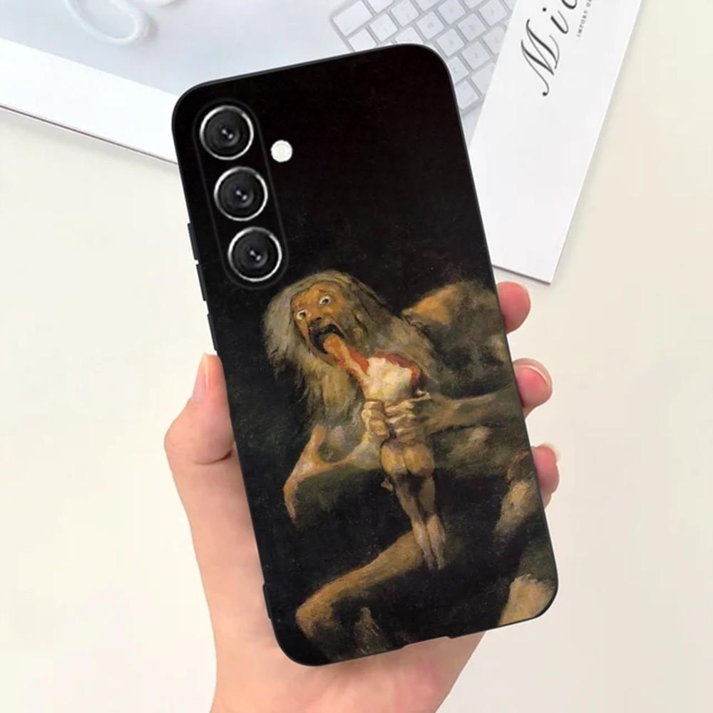 

Spain Francisco Goya Art Phone Case For Samsung S25,S24,S21,S22,S23,S30,Ultra,S20,Plus,Fe,Lite,Note,10,9,5G Black Cover Samsung S21 s305G
