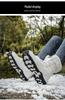Women's High-Top Winter Snow Boots: Outdoor Travel Style, Plus Cotton, Combat Design, New for 2025.