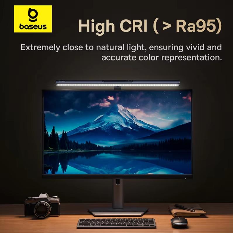 Baseus monitor screen hanging light computer back magnetic night light reading light touch strip infinite adjustment
