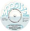 7inch Record DENNIS WALKS  MUDIES ALL STARS  Sad Sweet Dreamer HIM8235 Moodisc Records 1974 UK Reggae Ska  Dub Used