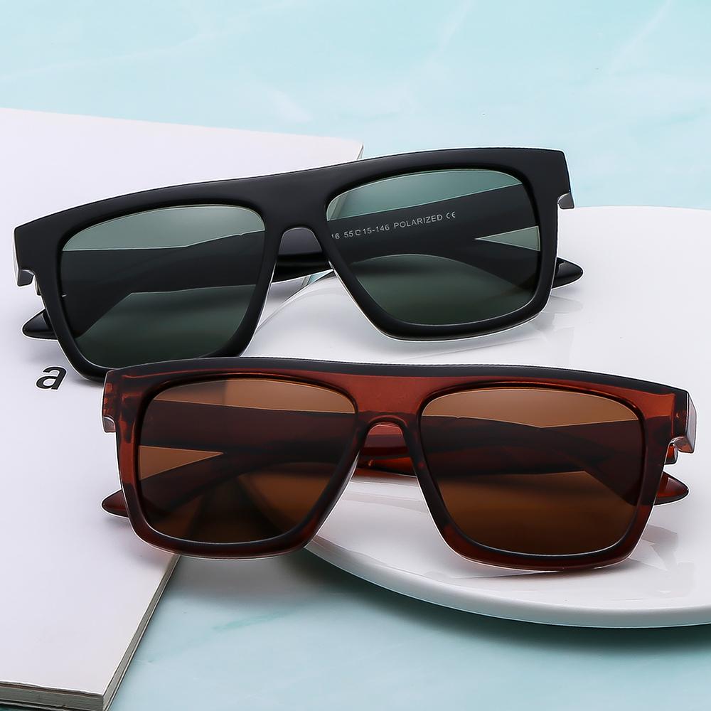 2pcs Rectangle Sunglasses For Men Women Polarized UV400 Outdoor Sports Protection Driving Sun Glasses Male Famale Brand Design