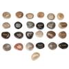 Pebbles Natural Polished Lettering Stones Small Decorative Ornamental River Rocks for Meditation Divination