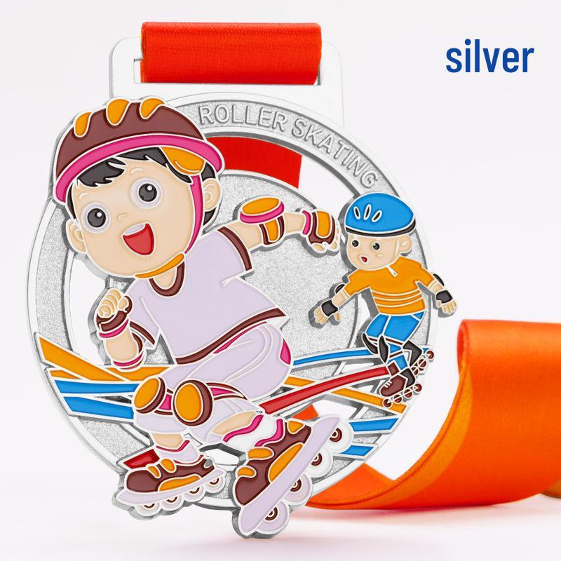 Custom Cartoon Anime Children s Roller and Ice Skating Competition Gold Medal