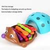 Children's Puzzle Hedgehog Baby Toy Training Focused Fine Motor Hand-Eye Coordination Fight Inserted Baby Educational Toy Montessori Toys