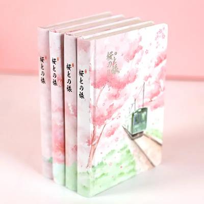 A5 Creativity Hand Ledger Sakura Coloring Page Hand Ledger Girl Heart Cute Diary Notebook Student Stationery for Gril Gift