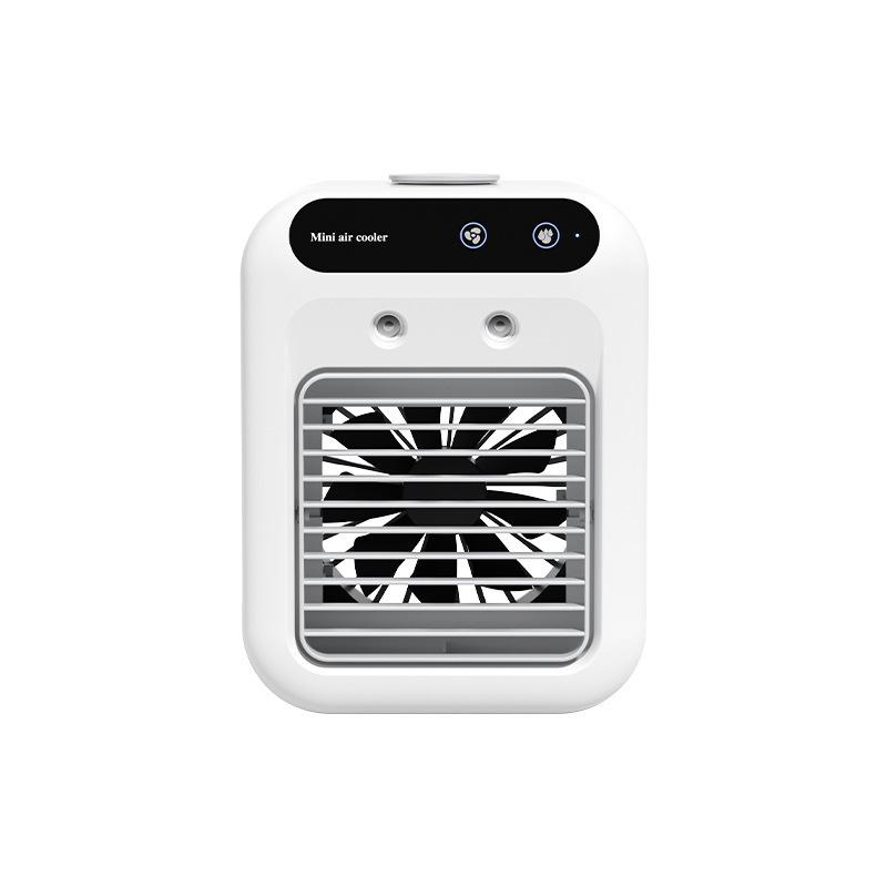 

USB Mini Desktop Air Conditioner Fan with Spray Humidification [Rechargeable & Plug-in] Chinese