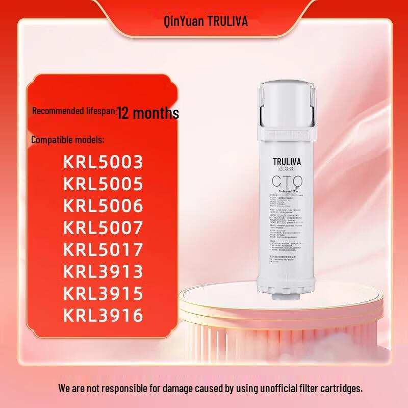Truliva Universal Water Purifier 3-Stage Carbon Filter