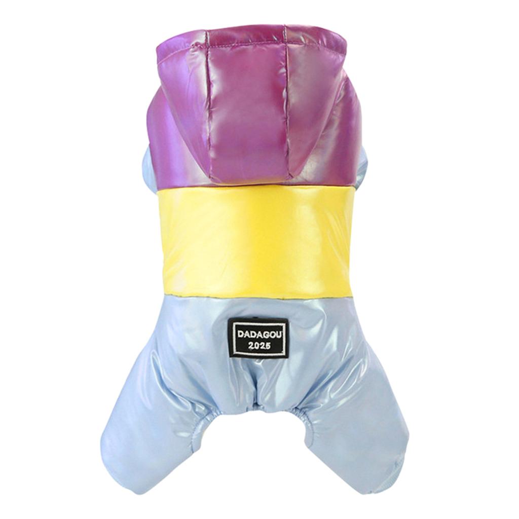 Winter Dog Clothes Dog Down Puffer Jacket Waterproof Dog Coat With Hood Dog Jumpsuit Winter Coat Hoodie Dog Clothes