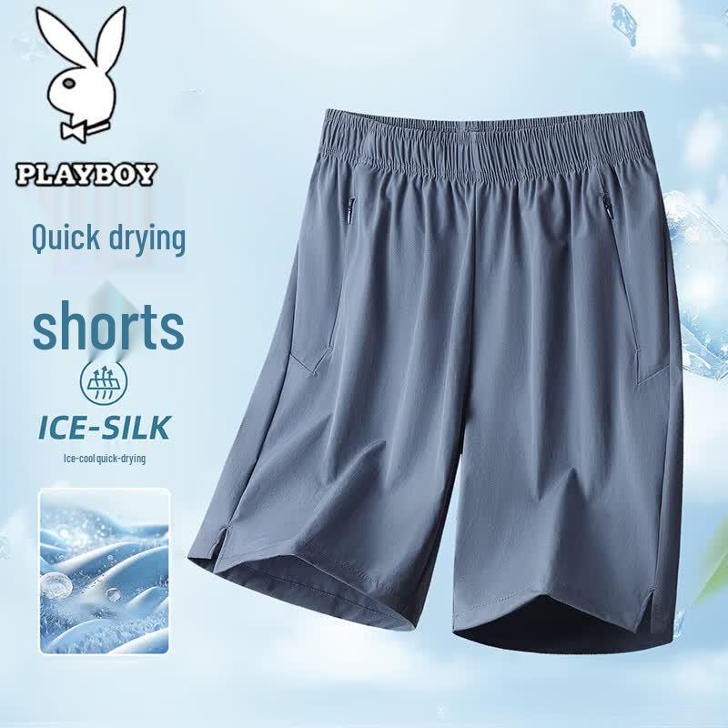 

PLAYBOY Men s Ice-Feel Quick-Dry Summer Shorts 8XL