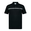 Mens Contrast Striped Golf Polo Shirt